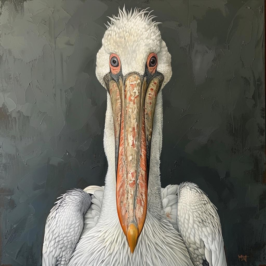 Pelican Wall Art Canvas Print: Coastal Bird Artwork, Beach House Decor